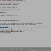 HOW CAN I DELAY A JAVA PROGRAM FOR FEW SECONDS
