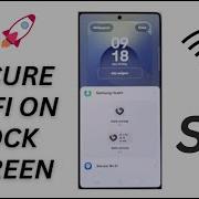 How To Add Secure WiFi Widget To Lock Screen On Galaxy S25 S25 Ultra