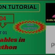 Variables In Python Python Tutorial 05