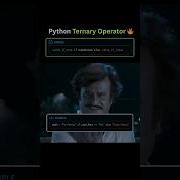 Ternary Operator Python Python Programming Shortsfeed Coding Programming Python Viral