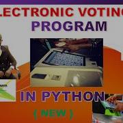 Electronic Voting System In Python