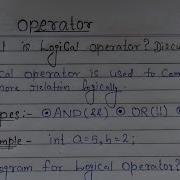 Logical Operators In C What Is Logical Operator And It S Types In C Programming