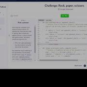 Challenge Rock Paper Scissors Khan Academy