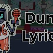 Dunk LYRICS Vs Hex Mod Friday Night Funkin