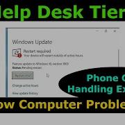Help Desk Tier 1 Slow Computer Problem Call Handling