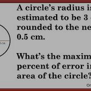 Tricky Percentage Error And Area Problem When Rounding Goes Wrong