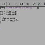 Циклы FOR в MATLAB Вложенные циклы FOR