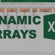 What Are Excels 7 New Dynamic Array Formulas