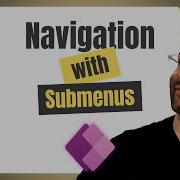 Navigation With Submenus In Power Apps