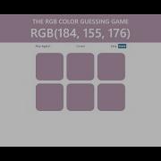 Coding ASMR Color Guessing Game Using HTML CSS JavaScript