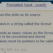08 06 Formatted Input Scanf