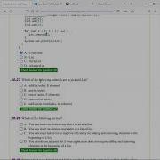 Daniel Liang Java Chapter 20 Multiple Choice Question Part 2