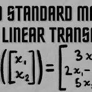 Find Standard Matrix For Linear Transformation Linear Algebra Exercises
