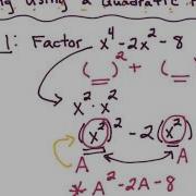 Factoring Using A Quadratic Pattern