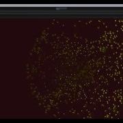 Gravitatioanl Simulation Unity3d 1000 Particles
