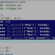 C Part 7 Logical Operations And Switch Case
