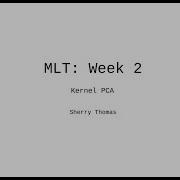 Week 2 Tutorial MLT