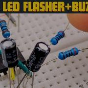 How To Make LED Flasher And Buzzer With 555 Timer