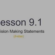 Java Lesson 9 1 Decision Making Statements Simple If Else Statement