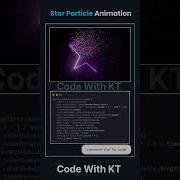 Star Particle Animation Using Python Coding Python Programming Javascript Viral Css Html