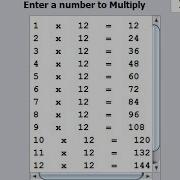 Java Multiplication Timetable Tutorial Using For Loop