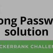 HackerRank Solution Strong Password In C