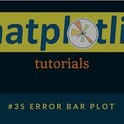 Matplotlib Plotting Tutorials 035 Errorbar Plot
