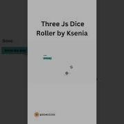 Three Js Dice Roller Animation Css Threejs Coding Developer Cssanimation