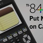 How To Put Notes On The TI 84 Plus CE