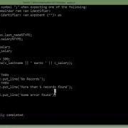 Oracle PL SQL Exception Handling