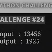 Python Challenge Program 24
