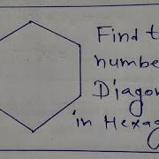 Find The Number Of Diagonals In Hexagon