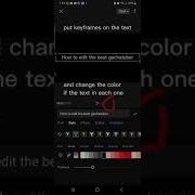 Tutorial On Rainbow Text D Shorts Capcut Tutorial