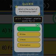 Python Quiz 74 What S The Answer Quiz 74 Python Shorts Quiz Codingchallenge