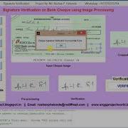 Matlab Code For Cheque Signature Verification Using Image Processing