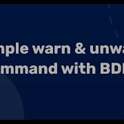 BDFD Create A Simple Warn Unwarn And Check Warns Command For Your Discord Bot