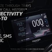 Инструкция по использованию My Triumph Connectivity управление музыкой телефоном и SMS