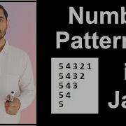 Number Pattern 5 Program Logic In Java By Deepak