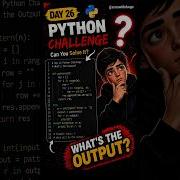 Can You Predict The Output Python Challenge 26