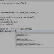Convert Decimal Number To Binary Format In Java