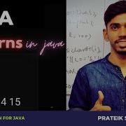 Patterns In Java Computer Class 10 ICSE ISC Java Programming