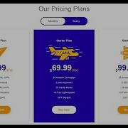 How To Create Pricing Table Using HTML And Bootstrap Web Design