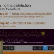 Hands On Tutorial OpenDaylights Apache Karaf Based Distribution