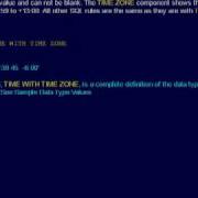 SQL 055 Data Types Date Time Timestamp Data TIME WITH TIME ZONE