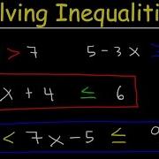 How To Solve Linear Inequalities Basic Introduction Algebra