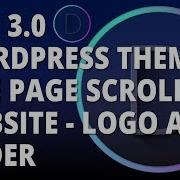 Divi 3 0 WordPress Theme One Page Scrolling Website Logo And Slider