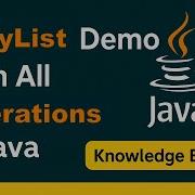 ArrayList In Java Demo With All Operations Add Delete Search Iterate Examples Arraylistjava