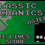 Classic Mechanics Asteroids 05 UI Lives Score Construct2