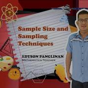 FTTV Season 2 Sample Size And Sampling Techniques