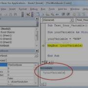 Check And Change VBA Variables Using The Immediate Window EXCEL